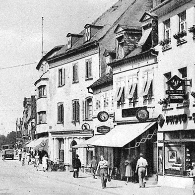 Geschichte 1919 Schwarz-Weiß Bild von Offenburg